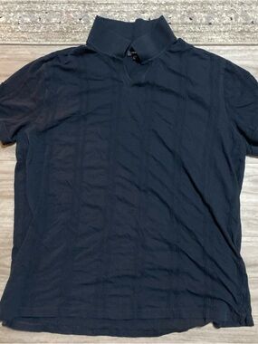 Express Men's Black Casual Button Down Shirt